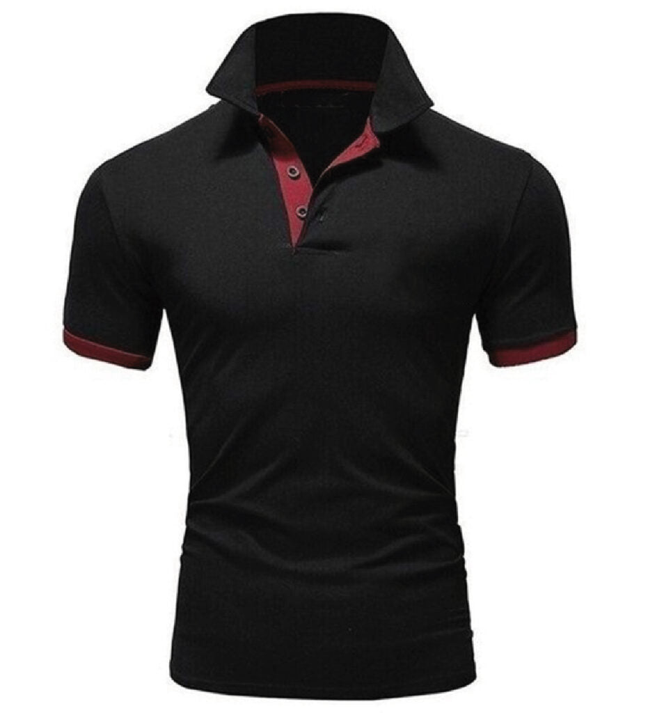 Contrast Trim Polo Shirt